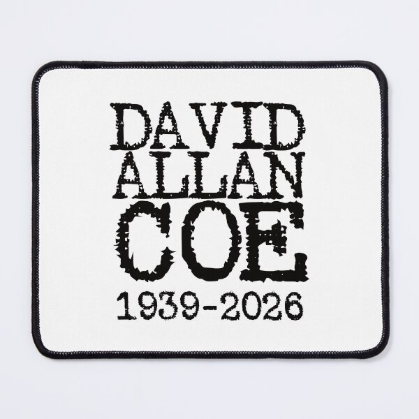 Item preview, David Allan Coe 1939-2026. (black) designed and sold by EunsooLee.