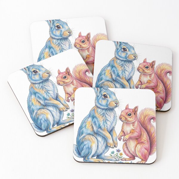 Item preview, The squirrel and the rabbit are cute. designed and sold by PP&RAINBOW SHOP.