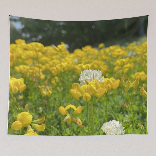 Item preview, White in a field of Yellow designed and sold by Mychaila's Creations.