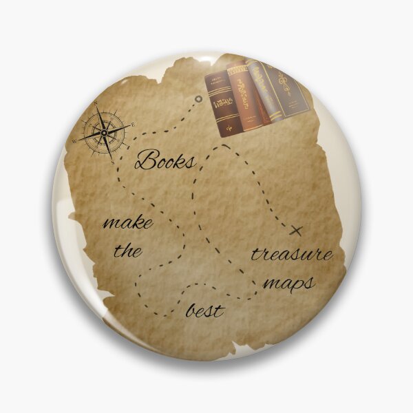 Item preview, Books Make the Best Treasure Maps designed and sold by Lost Treasures by Phoenix.
