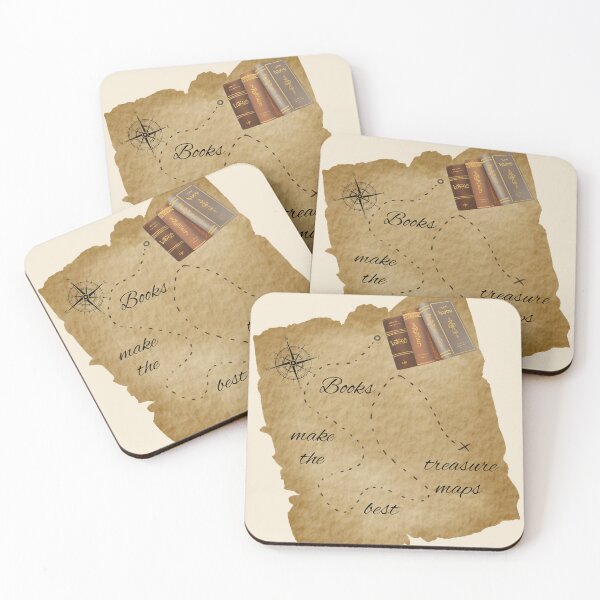 Item preview, Books Make the Best Treasure Maps designed and sold by Lost Treasures by Phoenix.
