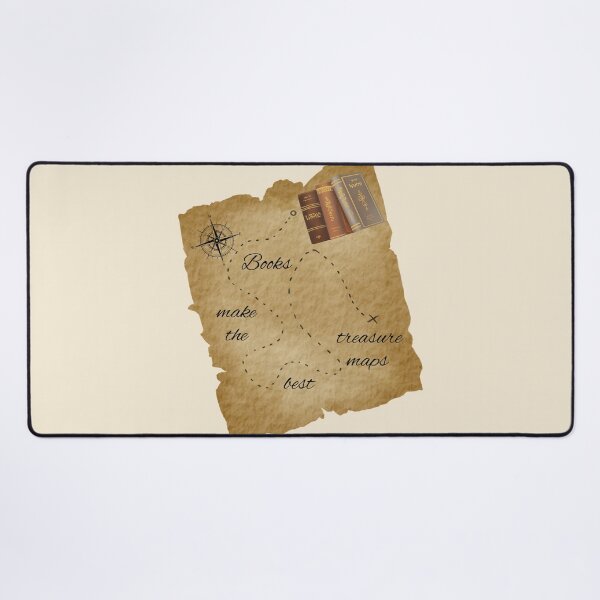Item preview, Books Make the Best Treasure Maps designed and sold by Lost Treasures by Phoenix.