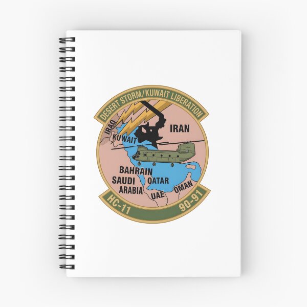 Item preview, US Navy HC-11 Desert Storm & Kuwait Liberation 1990-91 Deployment Patch designed and sold by CharlieDesings.