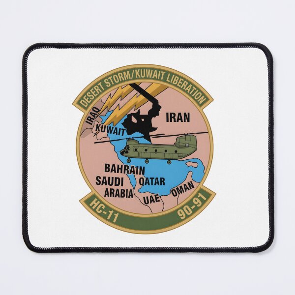 Item preview, US Navy HC-11 Desert Storm & Kuwait Liberation 1990-91 Deployment Patch designed and sold by CharlieDesings.