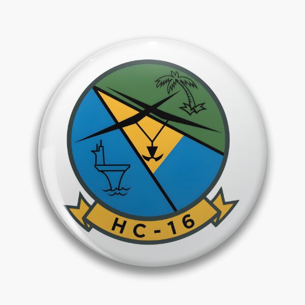 Item preview, US Navy HC-16 Bullfrogs Helicopter Combat Support Squadron Patch designed and sold by CharlieDesings.