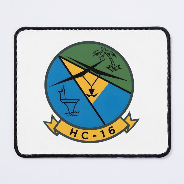 Item preview, US Navy HC-16 Bullfrogs Helicopter Combat Support Squadron Patch designed and sold by CharlieDesings.