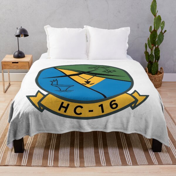 Item preview, US Navy HC-16 Bullfrogs Helicopter Combat Support Squadron Patch designed and sold by CharlieDesings.