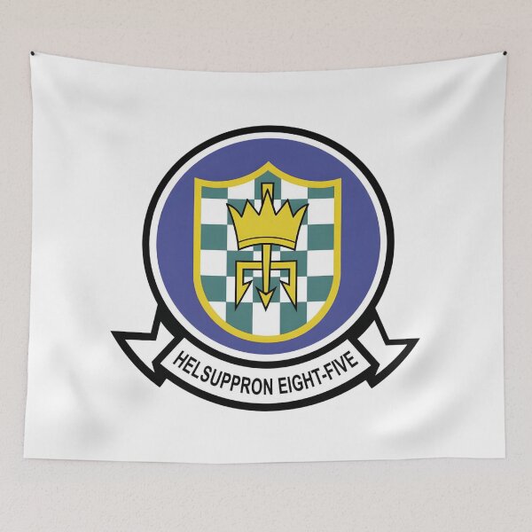Item preview, US Navy HELSUPPRON EIGHT-FIVE (HC-85) Golden Gaters Squadron Patch designed and sold by CharlieDesings.