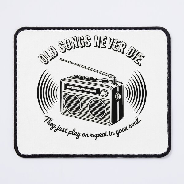 Item preview, Old Songs Never Die Quote Shirt designed and sold by SonglyMusic.