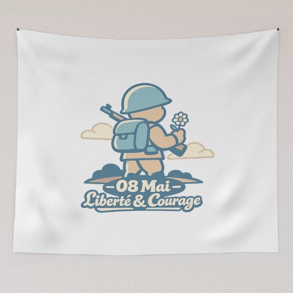 Item preview, Freedom and Courage – May 8, 1945 designed and sold by LuveraxArt.