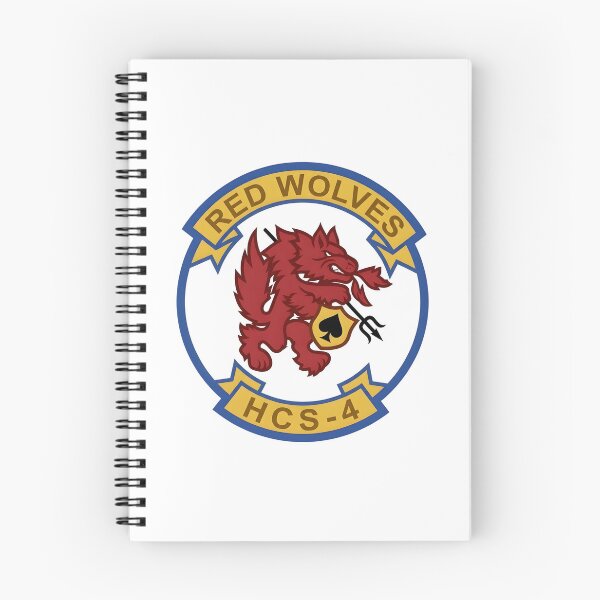 Item preview, US Navy HCS-4 Red Wolves Combat Search and Rescue Special Squadron Patch designed and sold by CharlieDesings.