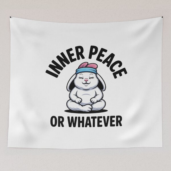 Item preview, Inner Peace Or Whatever Funny Yoga Lover Gift designed and sold by Mr-wow.