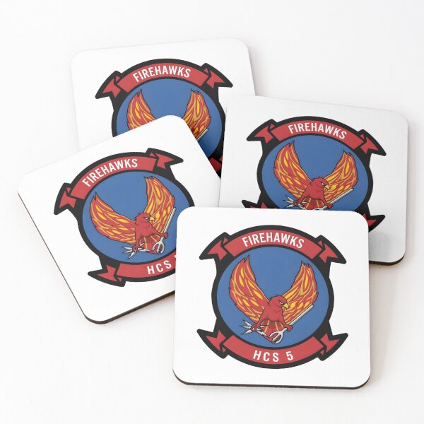 Item preview, US Navy HCS-5 Firehawks Combat Search and Rescue Special Squadron Patch designed and sold by CharlieDesings.