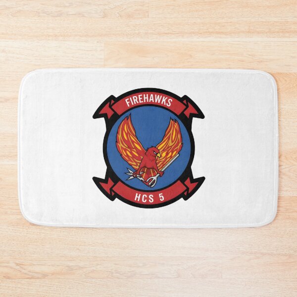 Item preview, US Navy HCS-5 Firehawks Combat Search and Rescue Special Squadron Patch designed and sold by CharlieDesings.