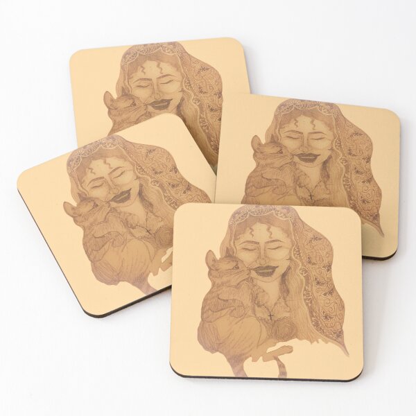 Item preview, Hermosa mujer con amor por los gatitos designed and sold by AR Baker.