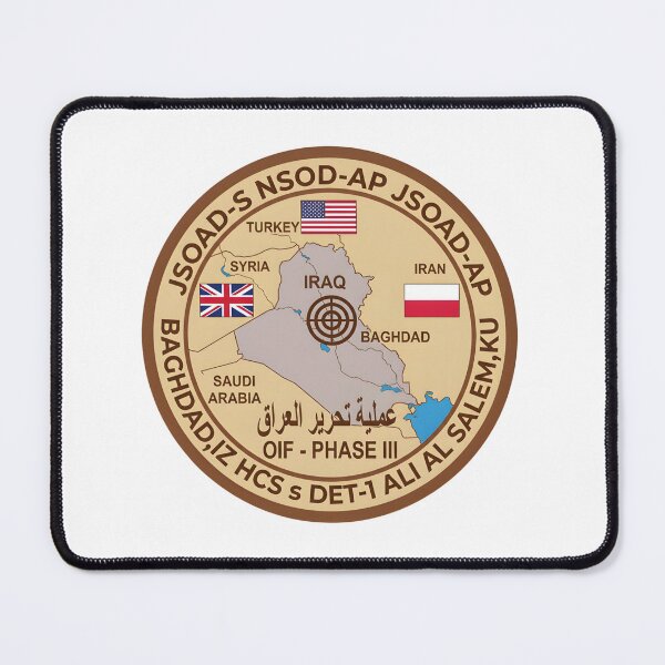 Item preview, US Navy HCS-5 Det 1 Operation Iraqi Freedom Phase III Deployment Patch designed and sold by CharlieDesings.