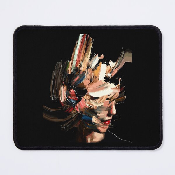 Item preview, Vibrant Abstract Woman Profile Expressive Brushstroke Art designed and sold by RamyGallery.