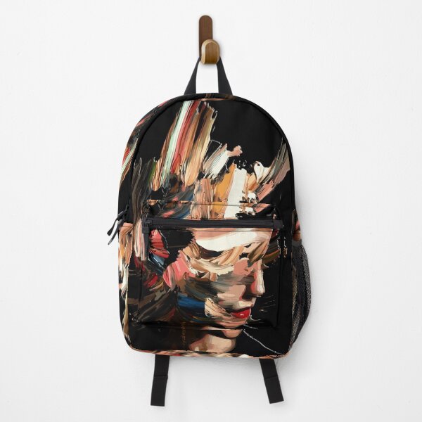 Item preview, Vibrant Abstract Woman Profile Expressive Brushstroke Art designed and sold by RamyGallery.