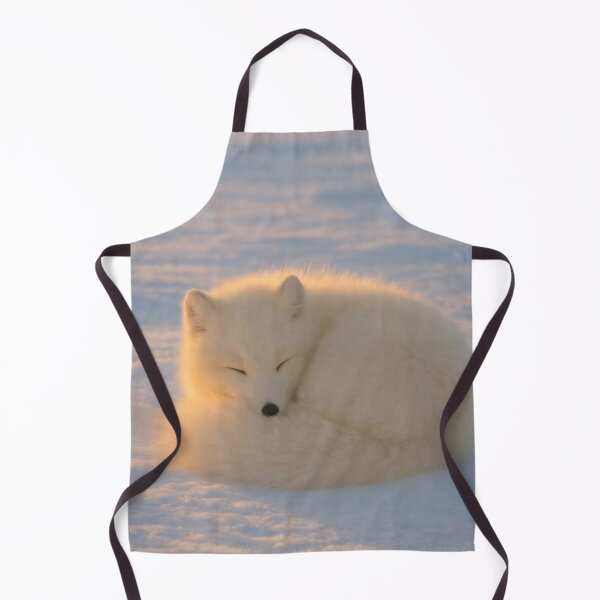 Item preview, Sleeping Arctic Fox in Snow – Peaceful Winter Wildlife Art designed and sold by Jesus-istheway.