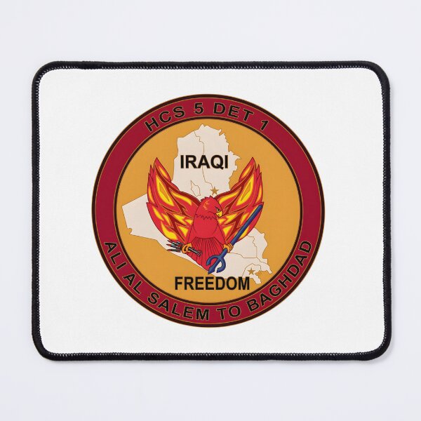 Item preview, US Navy HCS-5 Det 1 Operation Iraqi Freedom Ali Al Salem to Baghdad Patch designed and sold by CharlieDesings.