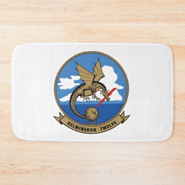 Item preview, US Navy HM-12 HELMINERON TWELVE Vintage Sea Dragons Squadron Patch designed and sold by CharlieDesings.