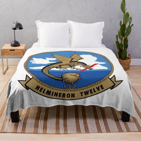 Item preview, US Navy HM-12 HELMINERON TWELVE Vintage Sea Dragons Squadron Patch designed and sold by CharlieDesings.
