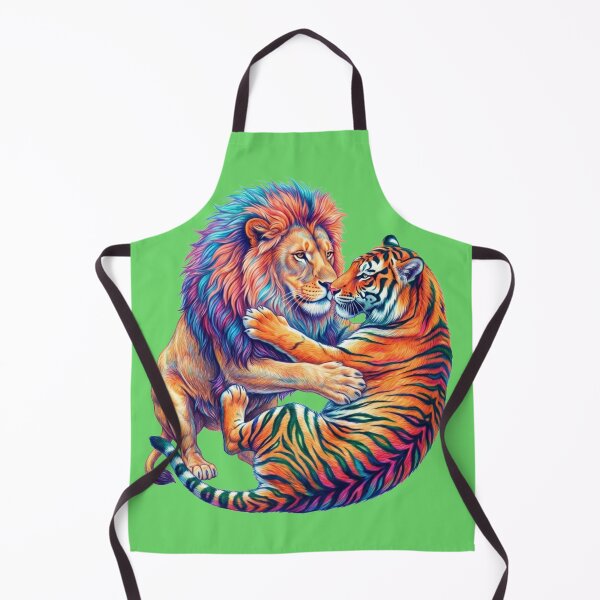 Item preview, Lion and tiger designed and sold by PP&RAINBOW SHOP.