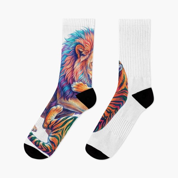 Item preview, Lion and tiger designed and sold by PP&RAINBOW SHOP.
