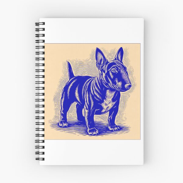 Item preview, Lino cut Bull terrier designed and sold by MendaciousMina.