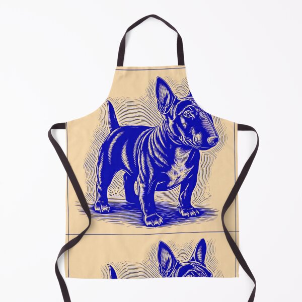 Item preview, Lino cut Bull terrier designed and sold by MendaciousMina.