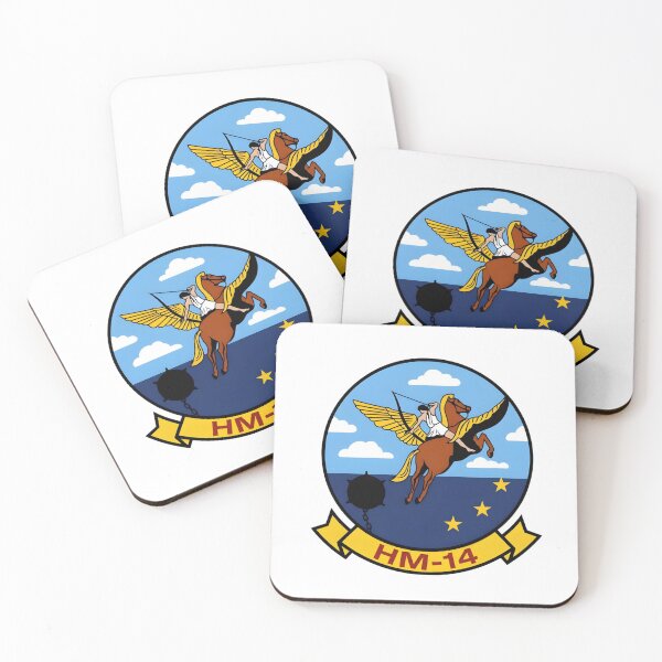 Item preview, US Navy HM-14 Vanguard Airborne Mine Countermeasures Squadron Patch designed and sold by CharlieDesings.