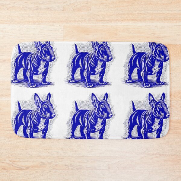 Item preview, Lino cut Bull terrier designed and sold by MendaciousMina.