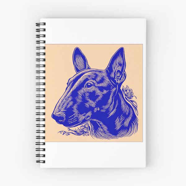Item preview, Lino cut Bull terrier designed and sold by MendaciousMina.