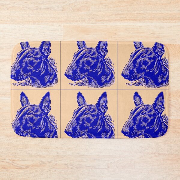 Item preview, Lino cut Bull terrier designed and sold by MendaciousMina.