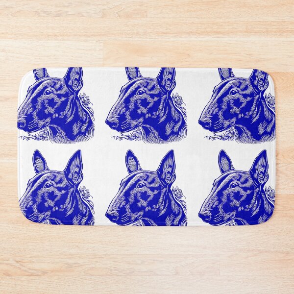 Item preview, Lino cut Bull terrier designed and sold by MendaciousMina.