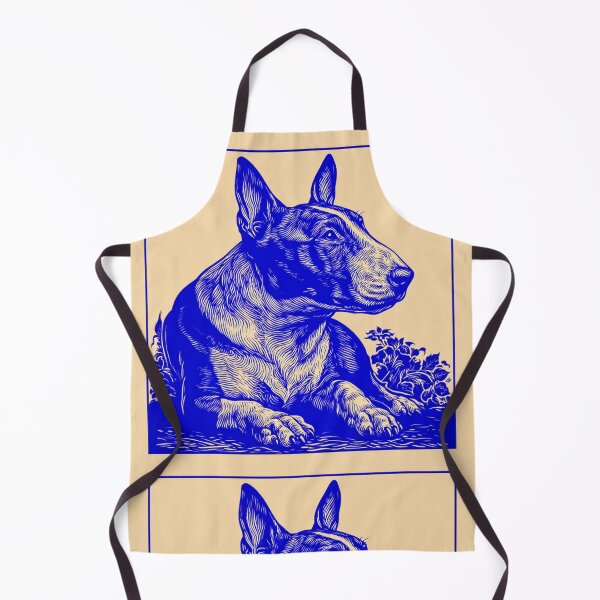 Item preview, Lino cut Bull terrier designed and sold by MendaciousMina.