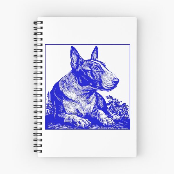 Item preview, Lino cut Bull terrier designed and sold by MendaciousMina.