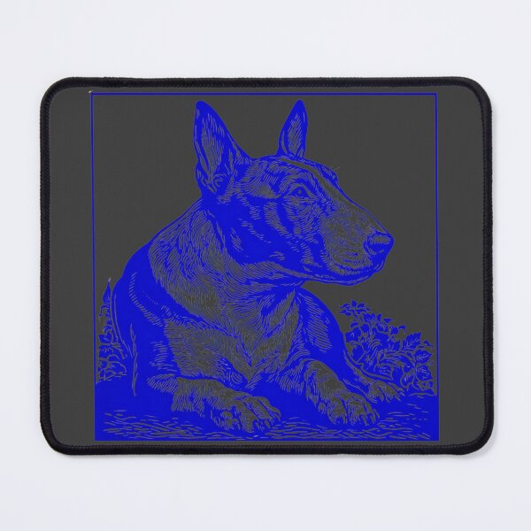 Item preview, Lino cut Bull terrier designed and sold by MendaciousMina.