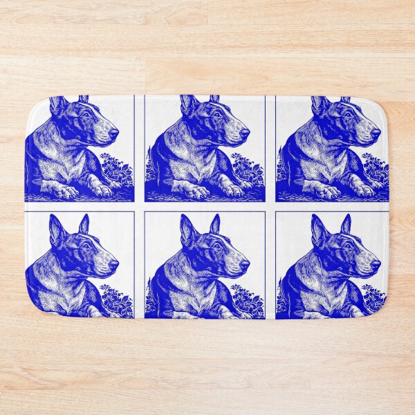 Item preview, Lino cut Bull terrier designed and sold by MendaciousMina.