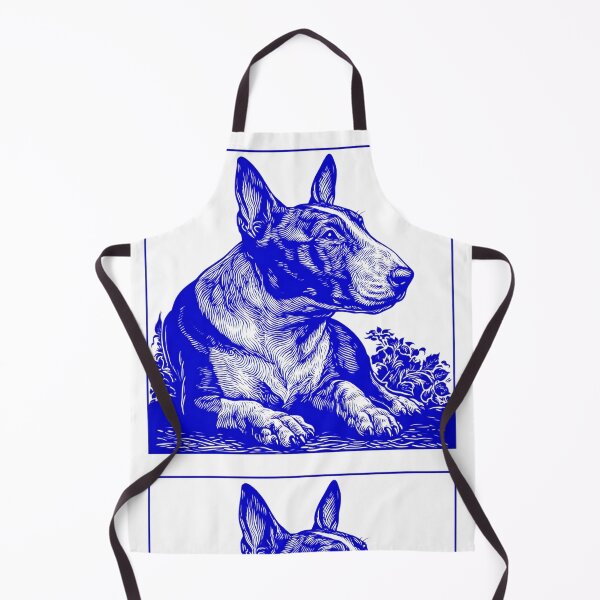 Item preview, Lino cut Bull terrier designed and sold by MendaciousMina.