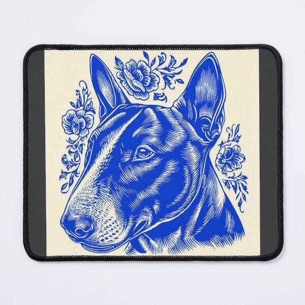Item preview, Lino cut Bull terrier designed and sold by MendaciousMina.
