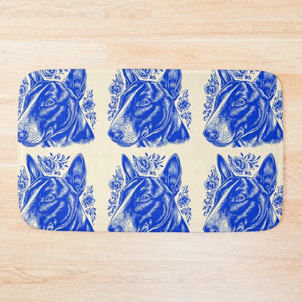 Item preview, Lino cut Bull terrier designed and sold by MendaciousMina.