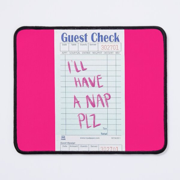 Item preview, I Will Have A Nap Please Guest Check designed and sold by maleahstyles.