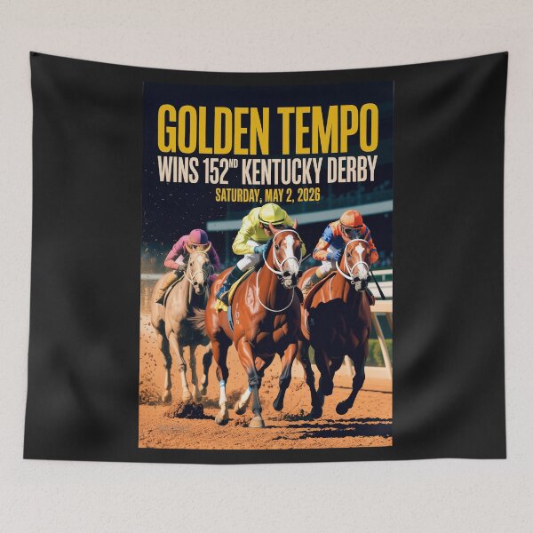 Item preview, Golden Tempo Wins 152nd Kentucky Derby - Saturday, May 2, 2026 designed and sold by DBM Photo Art 1.