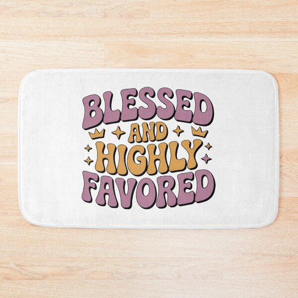 Item preview,  Blessed And Highly Favored Christian T-Shirt | Retro Groovy Faith Religious Gift designed and sold by EvolusionPro.