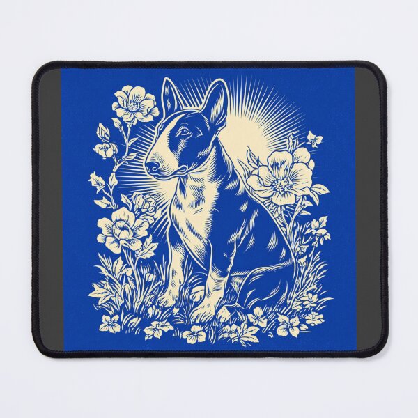 Item preview, Lino cut Bull terrier designed and sold by MendaciousMina.