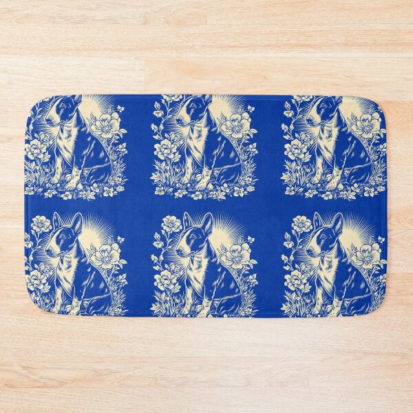 Item preview, Lino cut Bull terrier designed and sold by MendaciousMina.