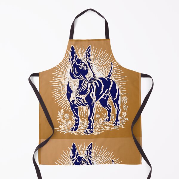 Item preview, Lino cut Bull terrier designed and sold by MendaciousMina.
