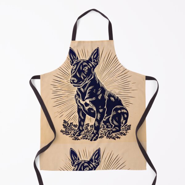 Item preview, Lino cut Bull terrier designed and sold by MendaciousMina.