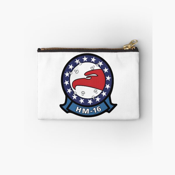 Item preview, US Navy HM-16 Warhawks Helicopter Mine Countermeasures Squadron Patch designed and sold by CharlieDesings.